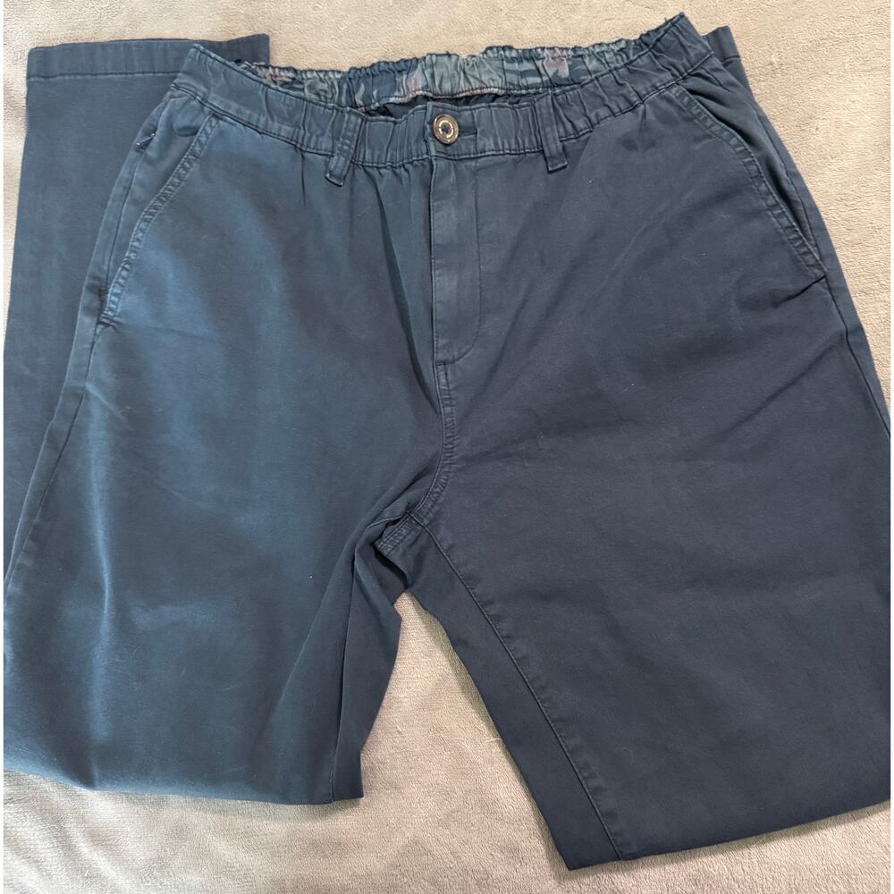 NWT Chubbies Men Originals Stretch Twill Pant Faded Navy Pants Size Large 30” - Picture 5 of 8
